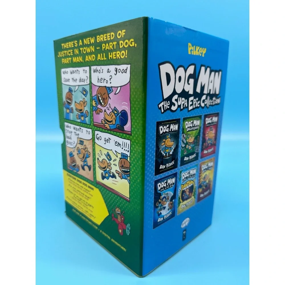 Dog Man The Supa Epic Collection Six Graphic Novels By Dav Pilkey